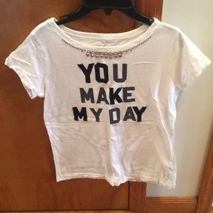 Girls Crewcuts rhinestone collectible beaded tee